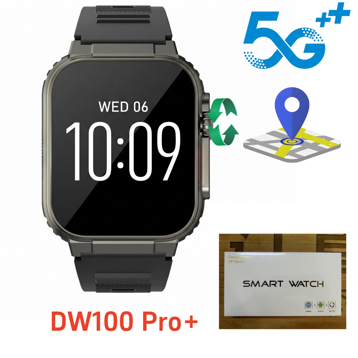 Smartwatch Id - DW100 Pro 플러스 터치 ID 스마트워치