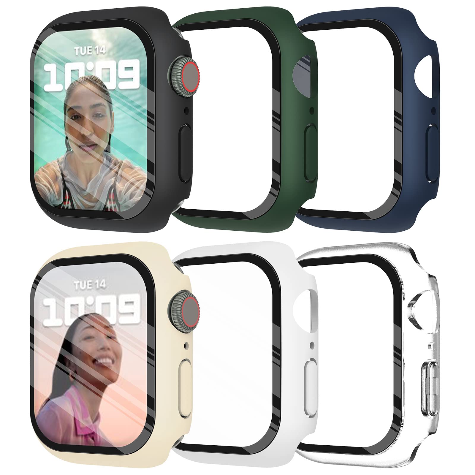Smartwatch Icon - 강화 유리 + 커버 Apple Watch