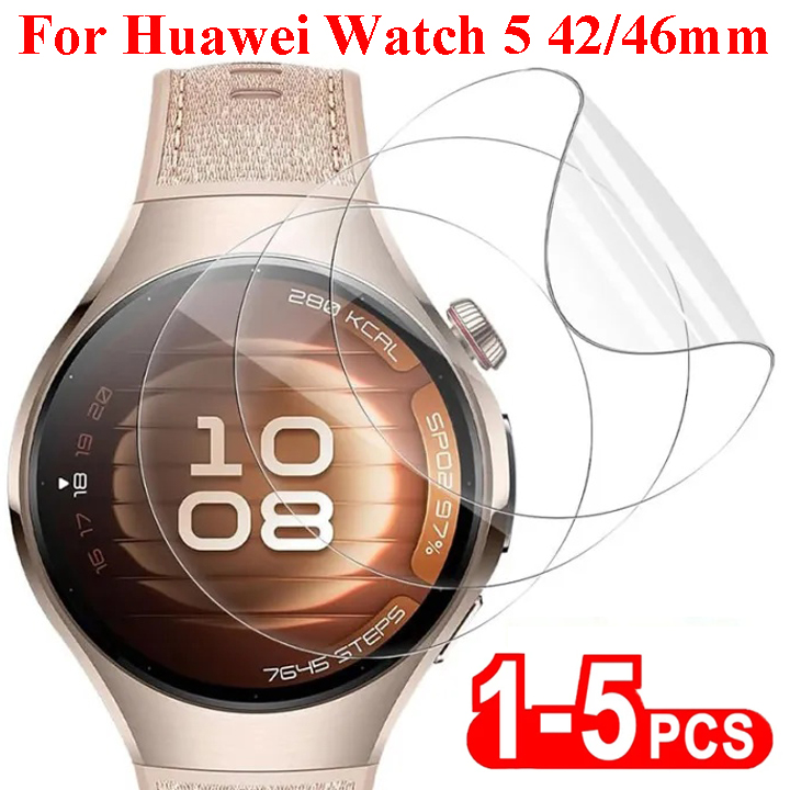 Watch Face Protector - 화웨이 워치 5 42mm 46mm용 하이드로겔