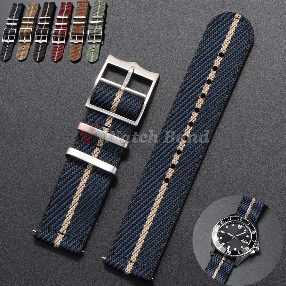 Nylon Nato Strap - 오메가 시계 밴드 용 튜더 용
