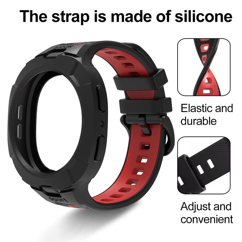 삼성 갤럭시 워치 9 8 44 40mm용 케이스+스트랩 - Silicone Band Replacement 리뷰 및 가격