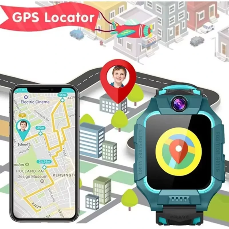어린이용 스마트 워치 SOS 휴대폰 시계, SIM 카드 - Smartwatch Id 리뷰 및 가격