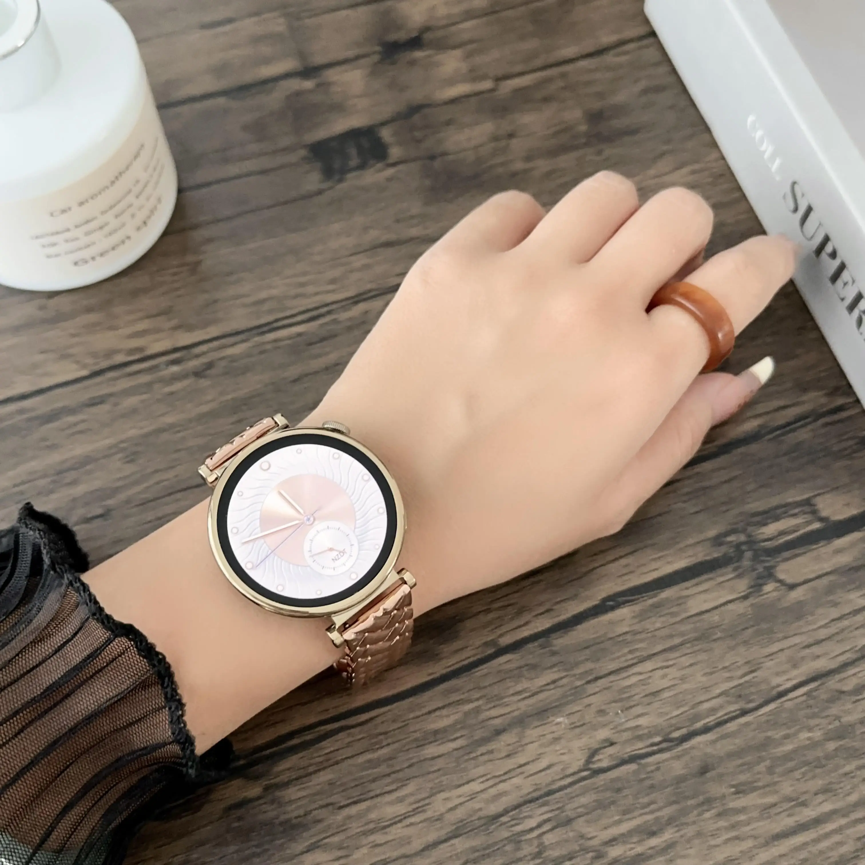 V자형 스테인리스 스틸 시계 밴드, 화웨이, 화석, 가 - Fossil Smartwatch Accessories 리뷰 및 가격