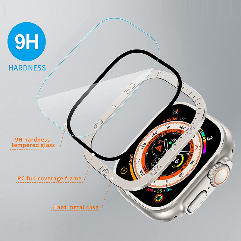 Apple Watch Ultra 2 용 강화 유리 IW - Watch Case Bumper 리뷰 및 가격