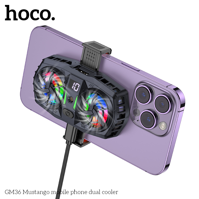 HOCO GM36 전화 얼음 냉각을위한 듀얼 팬 범용  - Smartwatch Universal 리뷰 및 가격