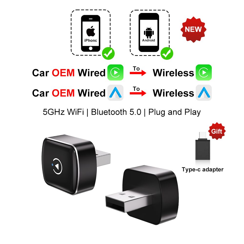 카플레이 2in1 무선 카플레이 안드로이드 오토 어댑터 - Smartwatch Universal 리뷰 및 가격