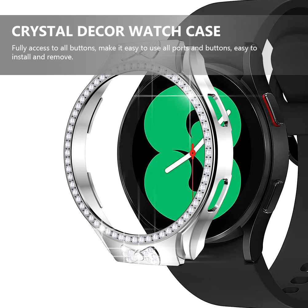시계 케이스 반짝이는 글리터 PC 보호 커버 간편한 설 - Smartwatch Case 리뷰 및 가격