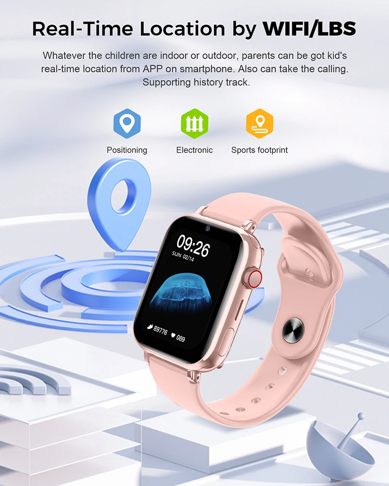 어린이용 LBS 위치 SOS 전화 통화 SIM 카드 카 - Smartwatch Id 리뷰 및 가격