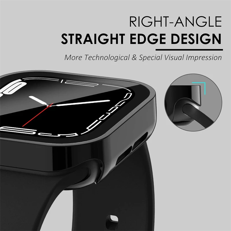 Apple Watch 용 방수 하드 PC 화면 보호기  - Smartwatch Case 리뷰 및 가격