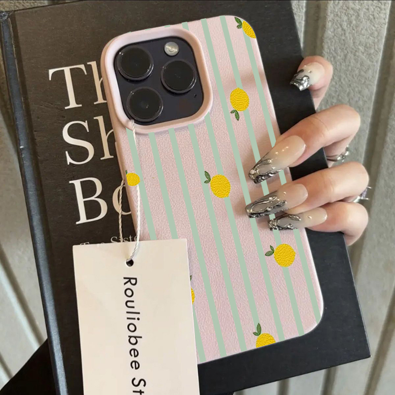 충격 방지 귀여운 레몬 패턴 실리콘 폰 케이스 아이폰  - Apple Iphone 15 Pro Max 리뷰 및 가격