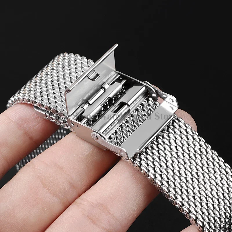 밀라노 메쉬 스틸 스트랩 0.6mm 1.0mm 스테인레 - Stainless Mesh Band 리뷰 및 가격